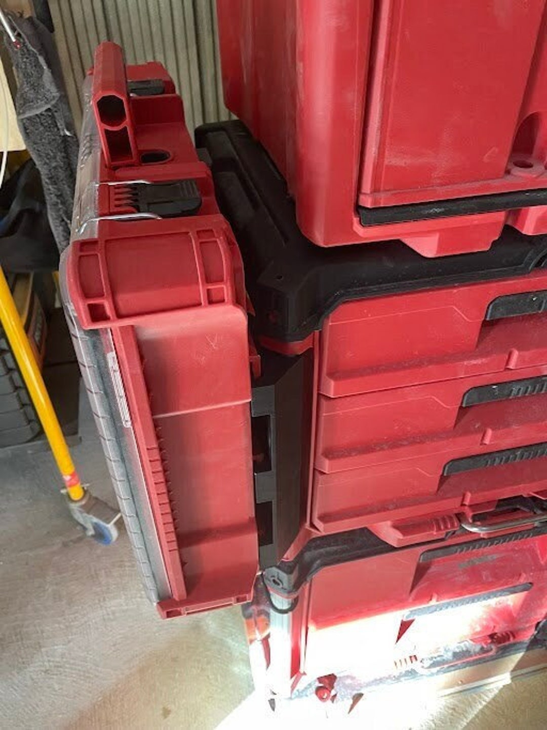 Milwaukee Packout Rails Milwaukee Packout Rail Mount | Female Packout Holder, No Screws - Etsy
