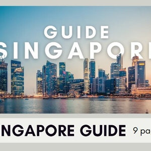GUIA DE CINGAPURA I Produto digital I Guia de viagem I Planeadora de Singapura