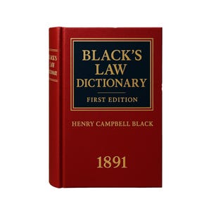 Blacks Law Dictionary — 1st Edition — by Henry Campbell Black – Legal Terms and Phrases — Year 1891 — eBook