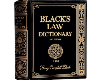 Blacks Law Dictionary — 2nd Edition — Henry Campbell Black — Year 1910 — eBook