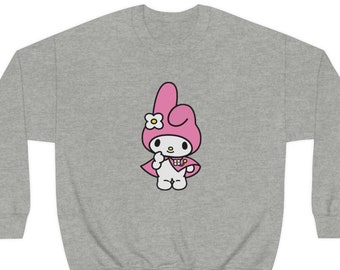 Cute My Melody Unisex Heavy Blend Crewneck Sweatshirt - Adult Sizes