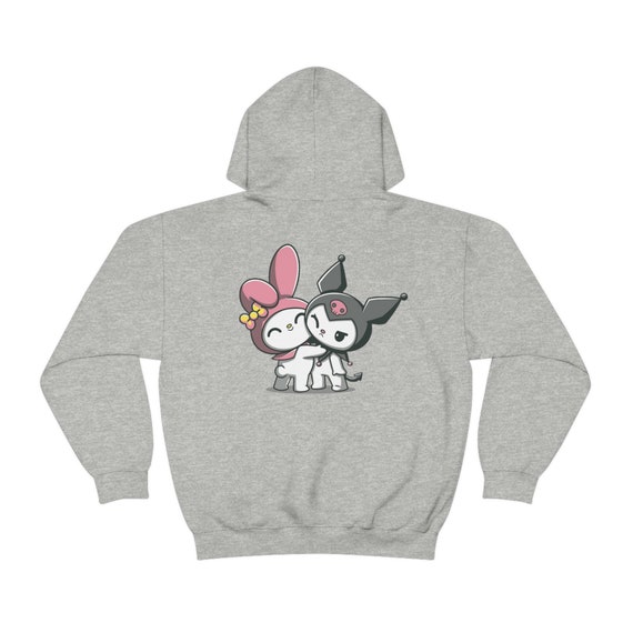 Back Side Kuromi My Melody Unisex Heavy Blend Hooded Sweatshirt Adult Sizes Etsy