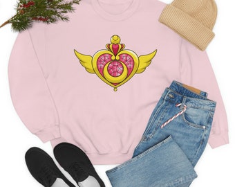 Broche Sailor Moon / Moletom Unissex Heavy Blend - Tamanhos Adultos