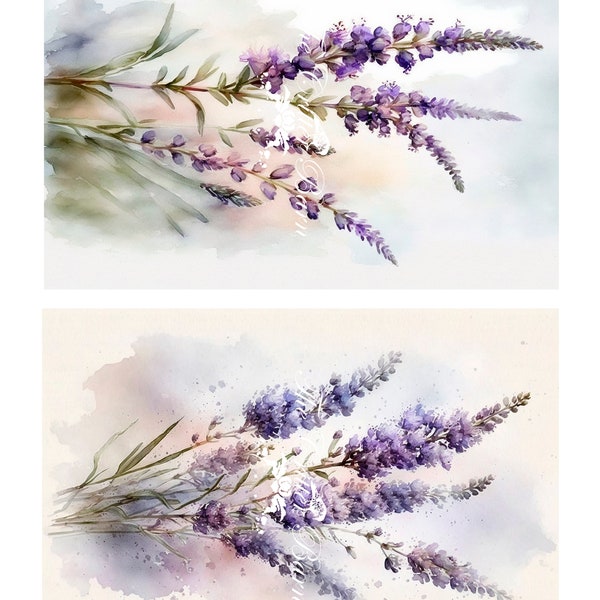 Decoupage Lavender 1VC Digital Download