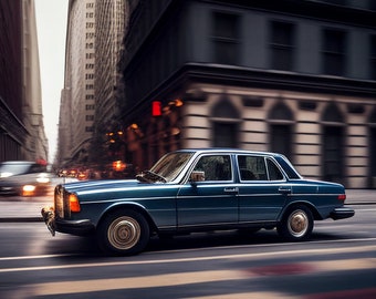 Mercedes W123 in NYC - Digital File