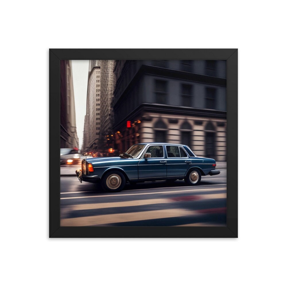 Mercedes w123 poster - Etsy 日本
