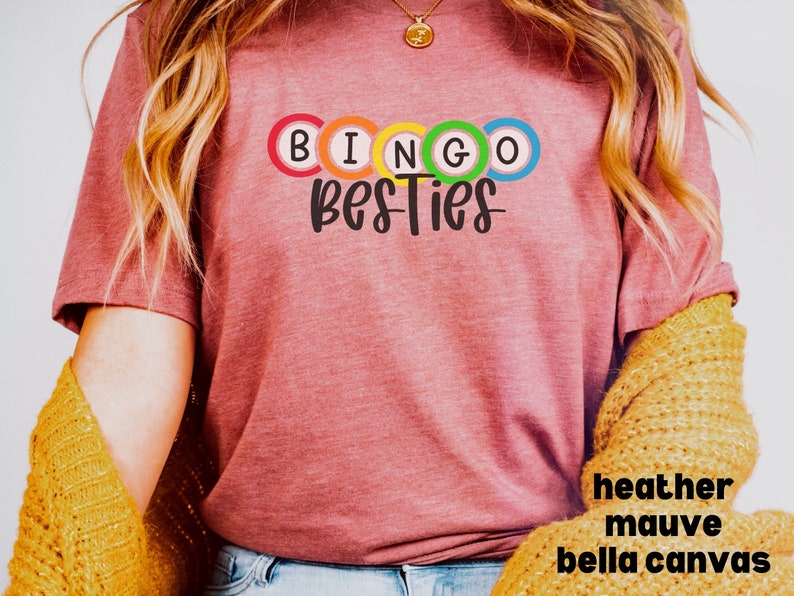 Bingo Besties Tee shirt, Bingo Crew Tshirt, Matching Bestie Shirts, Matching Bingo Night tees, Shake Them Balls Tee shirt, Bingo Therapy Tee image 5