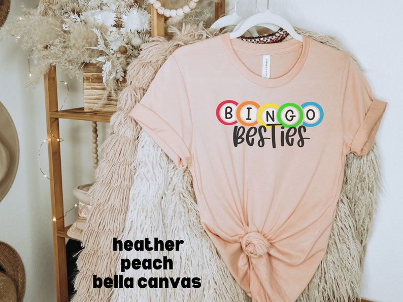 Bingo Besties Tee shirt, Bingo Crew Tshirt, Matching Bestie Shirts, Matching Bingo Night tees, Shake Them Balls Tee shirt, Bingo Therapy Tee image 9