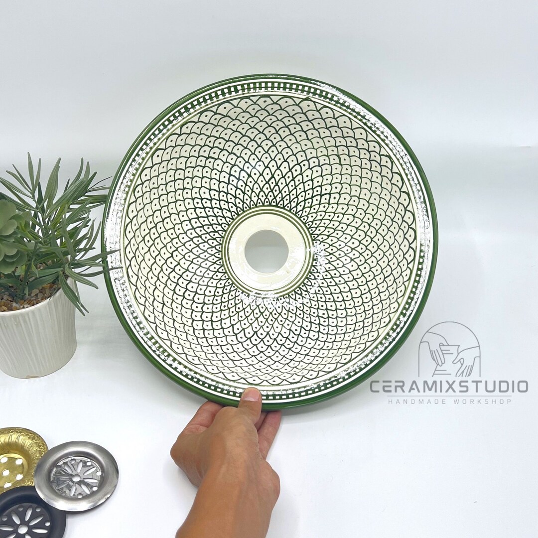 Bathroom Vessel Sink Farmhouse Countertop Sink Handmade Etsy