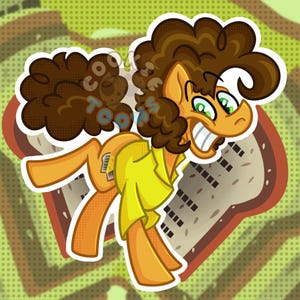 Cheese Sandwich Vinyl Sticker