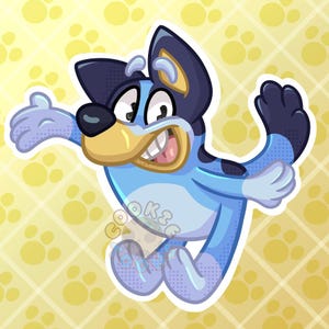 Bluey Vinyl Sticker