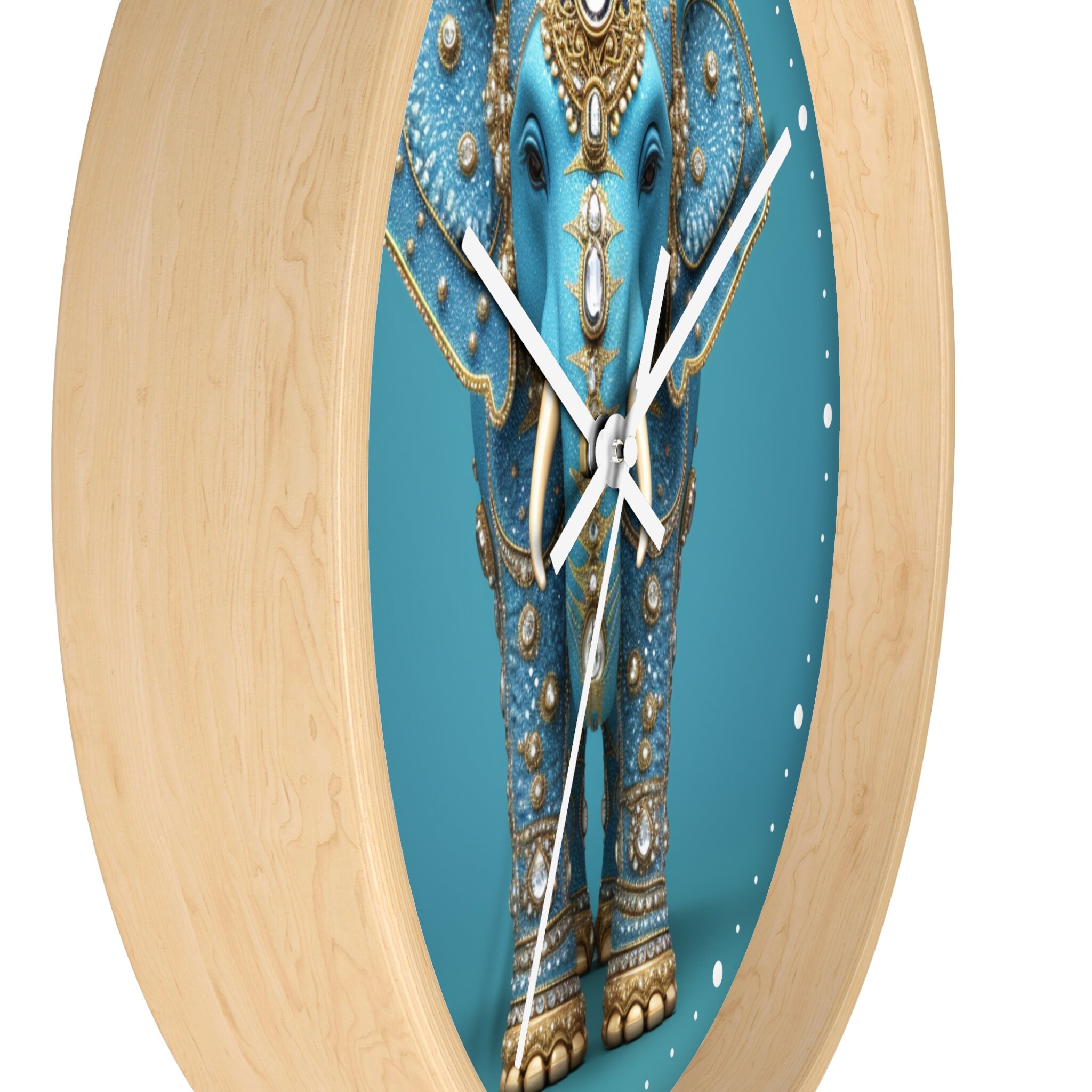 Elephant Wall Clock, Elephant Clock, Animal Lover, Elephant Décor