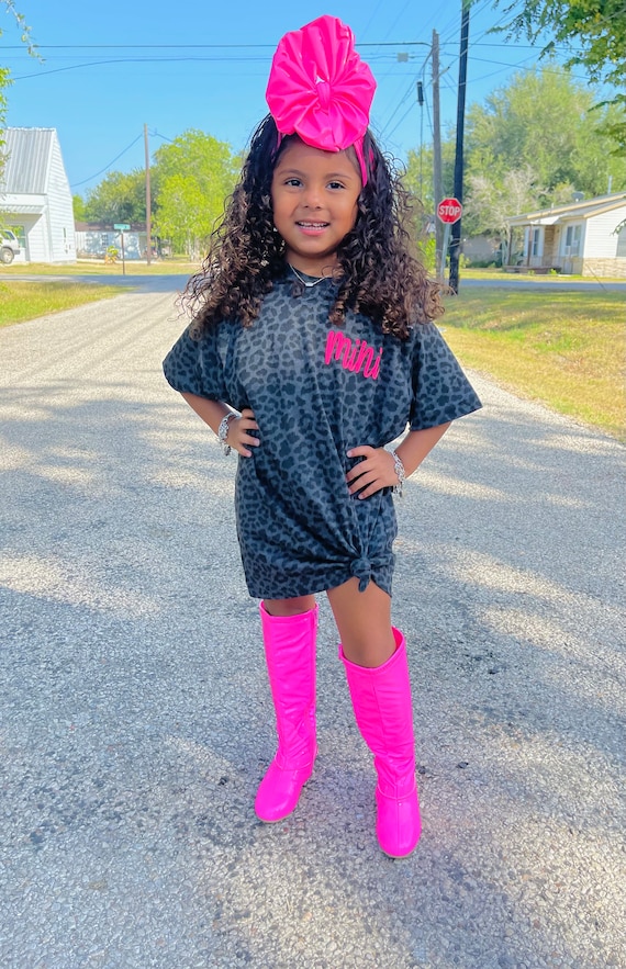 Little girl knee clearance boots