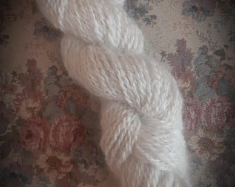 Handspun 100% Angora goat Mohair (Betty White - Spring 2024) Charity Fleece