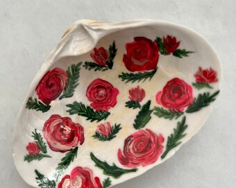 Concha pintada a mano