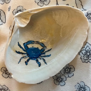 Hand painted seashell