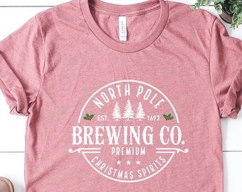 North Pole Brewing Co. Christmas Spirits Shirt