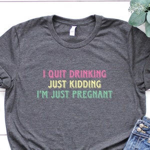 Funny Pregnancy Announcement Shirt: New Mom Gift