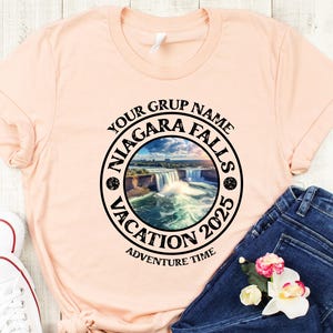 Personalized Niagara Falls Shirt,Ontario Canada Shirt,Family Vacation Shirt,Group Gift for Trip to Niagara Falls,NiagaraFalls Souvenir shirt