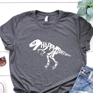 Happy Birthday Dinosaur T-Shirt: Funny Dino Tee for Mom