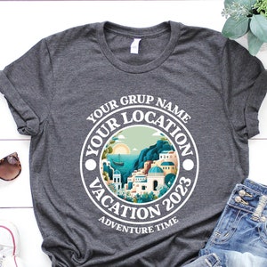 Custom Greece Vacation Shirt: Family Trip Matching Tee