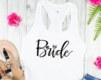 Bride Tank Top: Bachelorette Party Bridal Shirt