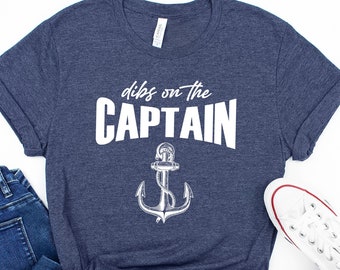 Dibs on the Captain Shirt: Funny Boating Gift