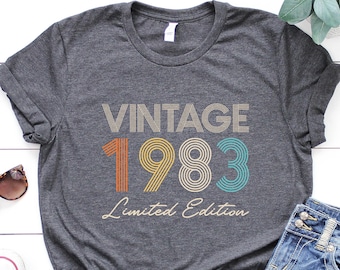 Vintage 1983 T-Shirt: 40th Birthday Gift Tee