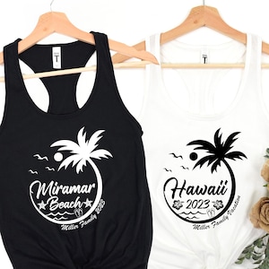 Custom Summer Tank, Custom Family Vacation Tank Tops, Custom Beach Tank Tops, Family Vacation Tank Tops,Custom Tank,Personalized Family Tank