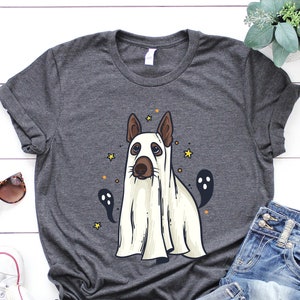 Dog Ghost Halloween Shirt: Funny Dog Lover Gift