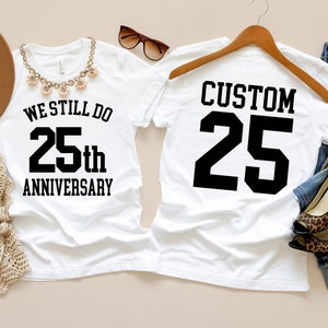 Custom Anniversary Shirts: Couples Matching T-Shirts