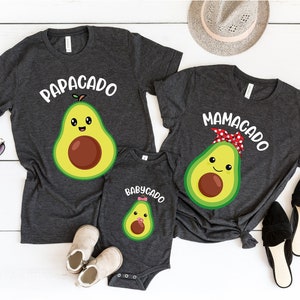 Mamacado Shirt: Funny Family Avocado Matching Tee