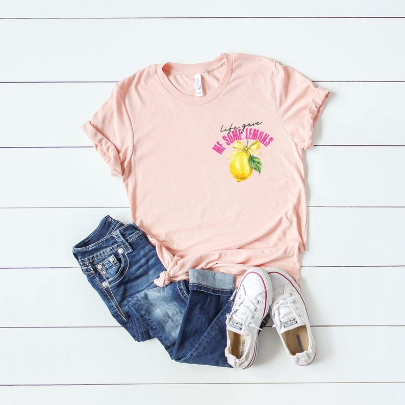 Jesus Lemonade Shirt, Life Gave Me Lemons Graphic Tee afbeelding 5