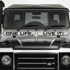 One Life Live It Stickers Lan Will Fit Onto All 4x4 SUV and Any Other ...