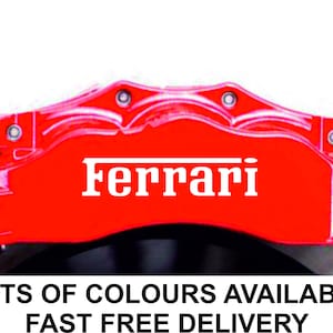 Ferrari 355 360 430 Bremssattel Aufkleber Aufkleber x 8