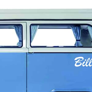 Campervan Name Decal Sticker VW motorhome camper van caravan