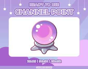 Twitch Witch Channel Point | Twitch Celestial Channel Points | Magic Sub Badges | Cottagecore Sub Badges | Twitch Witch Emotes