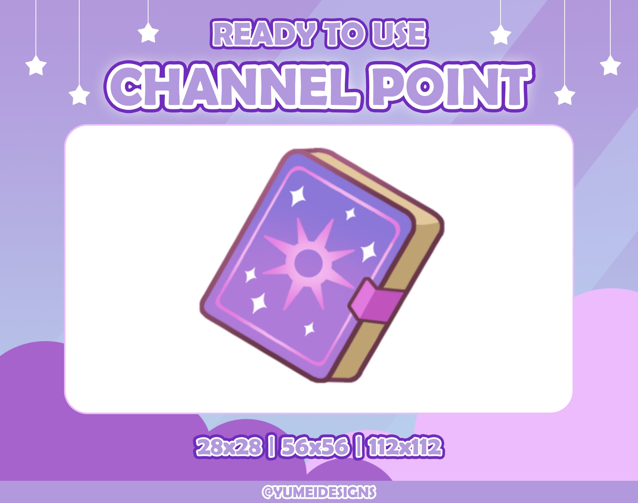 Twitch Witch Channel Point / Twitch Celestial Channel Points / Magic Sub Badges / Cottagecore Sub Badges / Twitch Witch Emotes