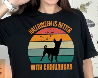 Funny Halloween Chihuahua T-Shirt, Dog Lover Tee