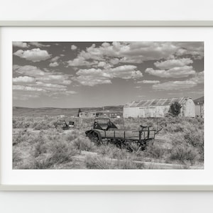 Farm equipment ghost town Currie Nevada | Wall Art