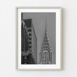 Vertikales Empire State Building | Wandkunst