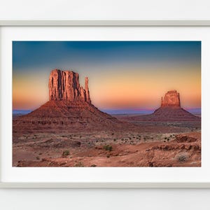 Sonnenuntergang über Monument Valley Navajo Nation | Wandkunst