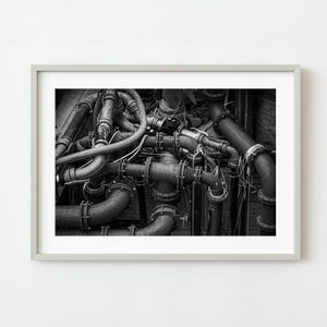 Iron Industrial Pipes | Wall Art