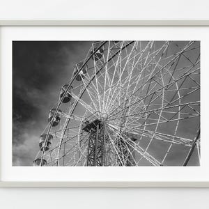 Ferris Wheel against Dark Sky in Sydney | Wall Art