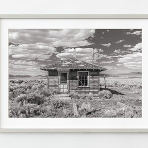 Deserted Nevada Shack Stands Silent in Ghost Town Currie | Wall Art