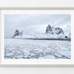 Frozen waters and textured mountains Antarctica | Limited Edition of 10