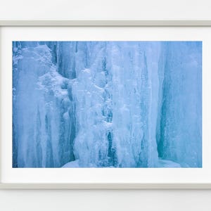 Blue ice on Ontario wall | Wall Art