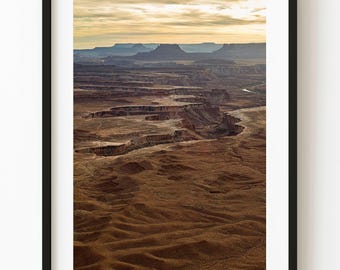 Canyonlands National Park Landscape Photography Print | Utah Desert Terraces