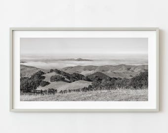 Dense fog over the California landscape | Limited Edition of 10