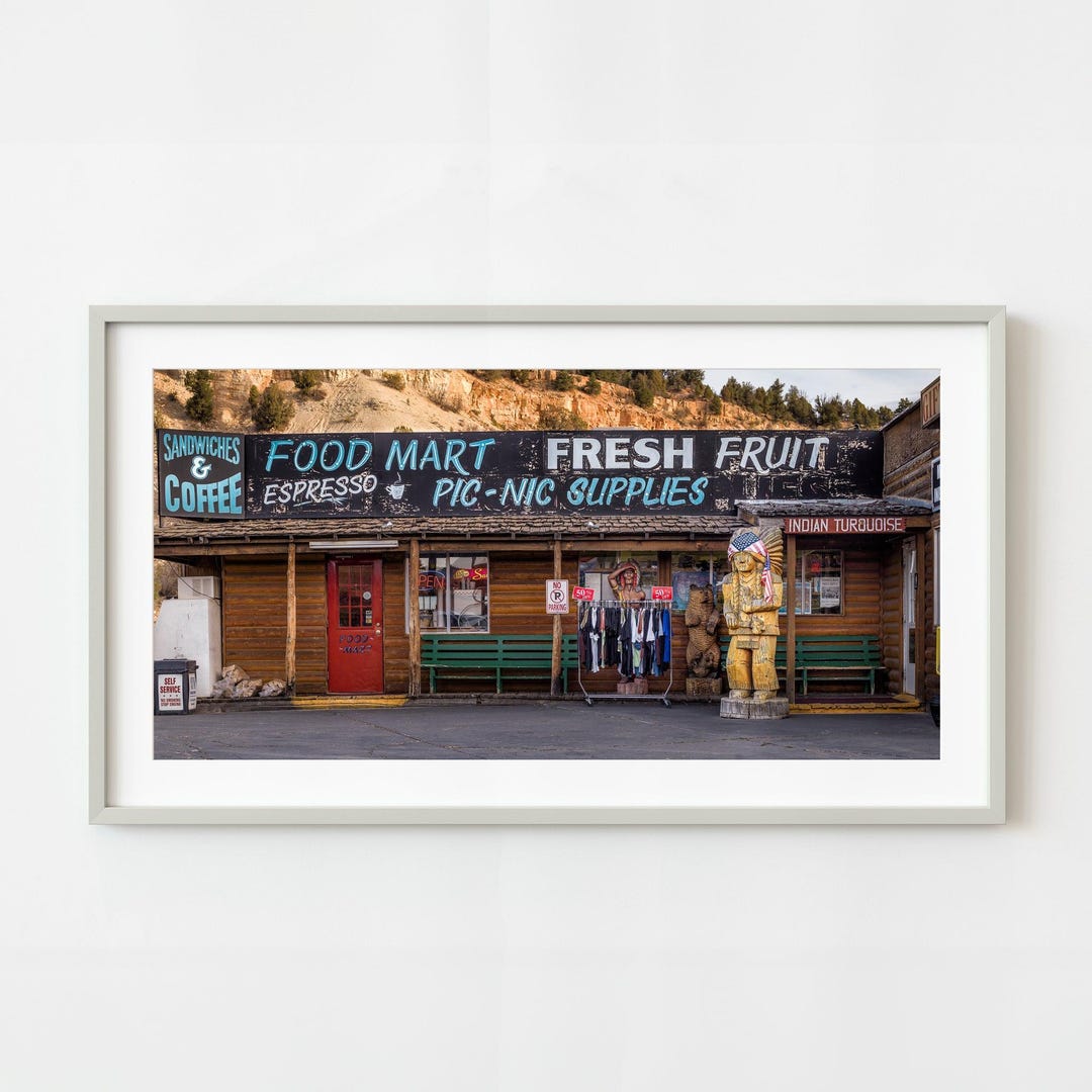 Southwest Roadside Storefront Nostalgic Artwork | Wall Art - Etsy